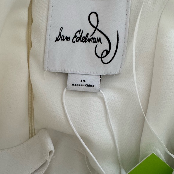 Sam Edelman Strapless White 3D Floral Dress - Picture 6 of 6